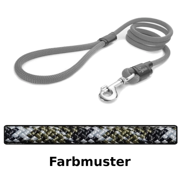 klassische Hundeleine - L - 115cm - military2
